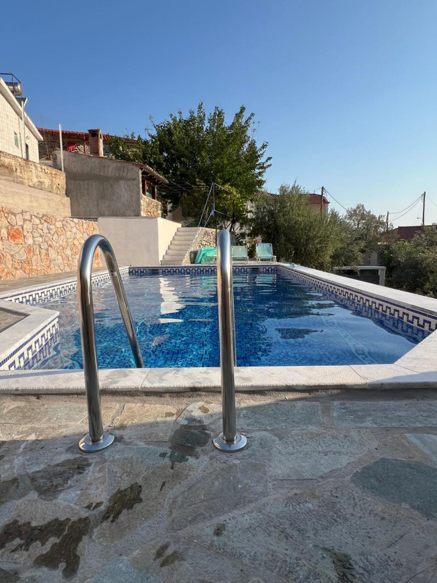Maison Charme Avec Piscine Privee, Pres De La Mer A Sappounakeika, Tyros Sapounakeika Eksteriør billede